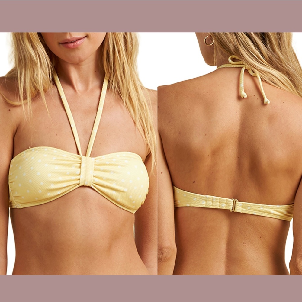 NWT BILLABONG x The Salty Blonde [‎ Medium ] Sundipped Bandea Bikini Top